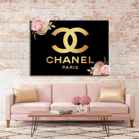 chanel oil painting|printable Chanel wall art.